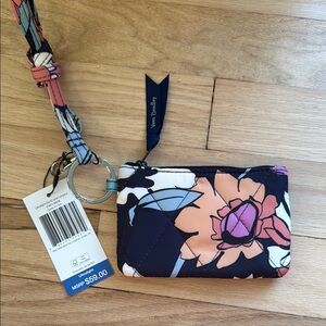 Vera Bradley Floral Coin Purse lanyard  - Multicolor